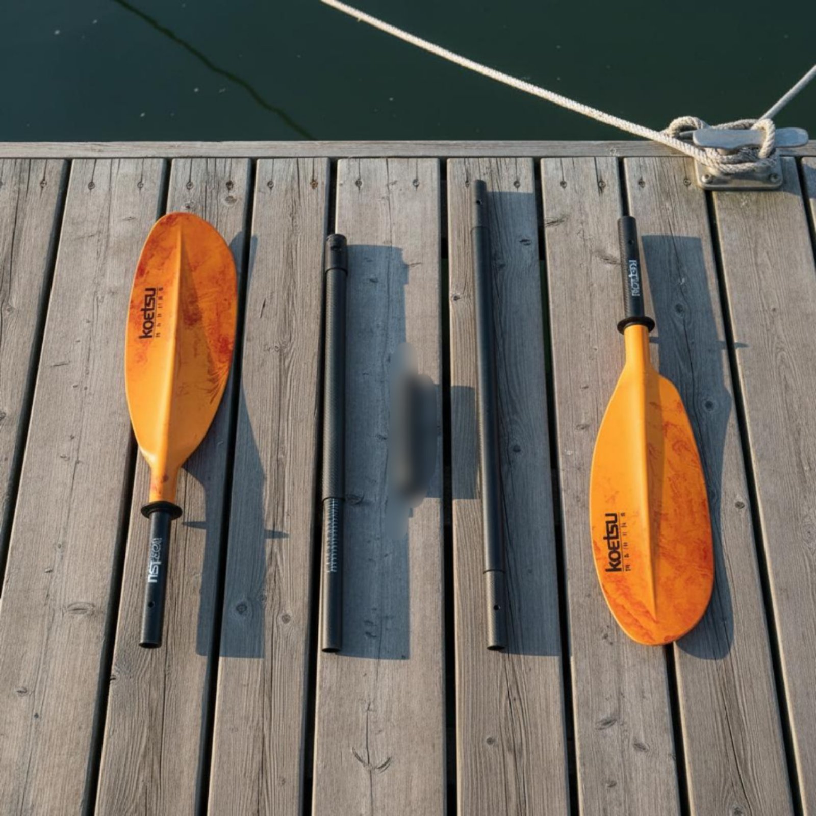 Kayak Paddle Carbon - Double Bladed Kayak Paddle Marbled Blade