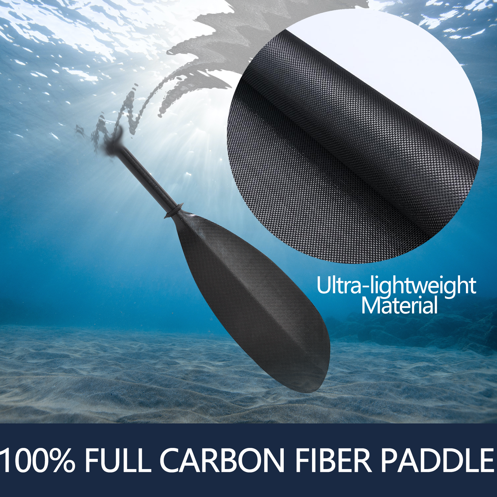 750g 2 Piece Sport Line Kayak  - Kayak Paddle Carbon avaliação e preço