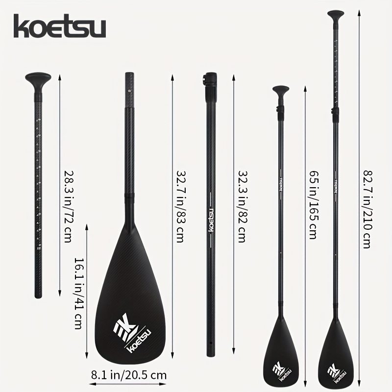 KOETSU Twill Carbon Paddle - 3 - Kayak Paddle Carbon avaliação e preço
