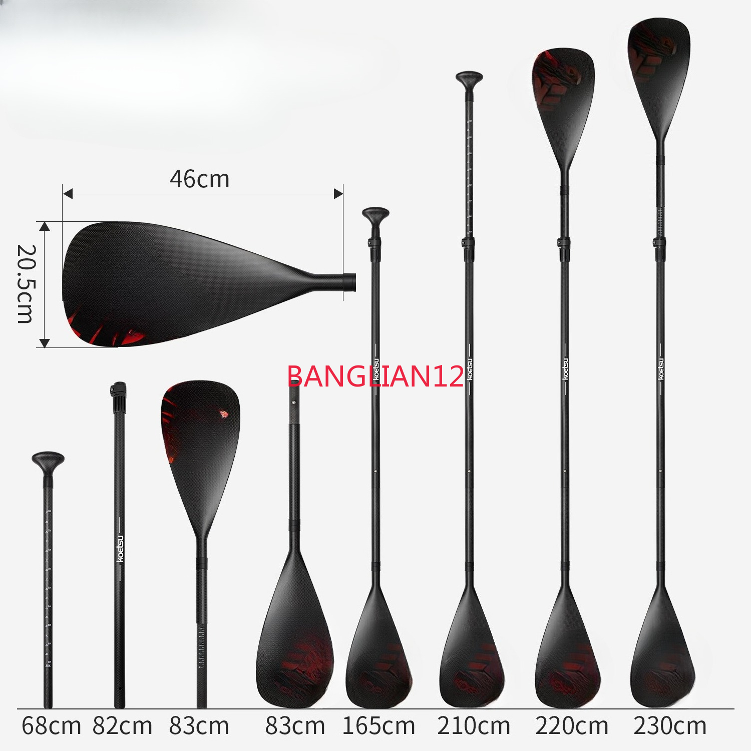 Surfboard Single and Double He - Kayak Paddle Carbon avaliação e preço
