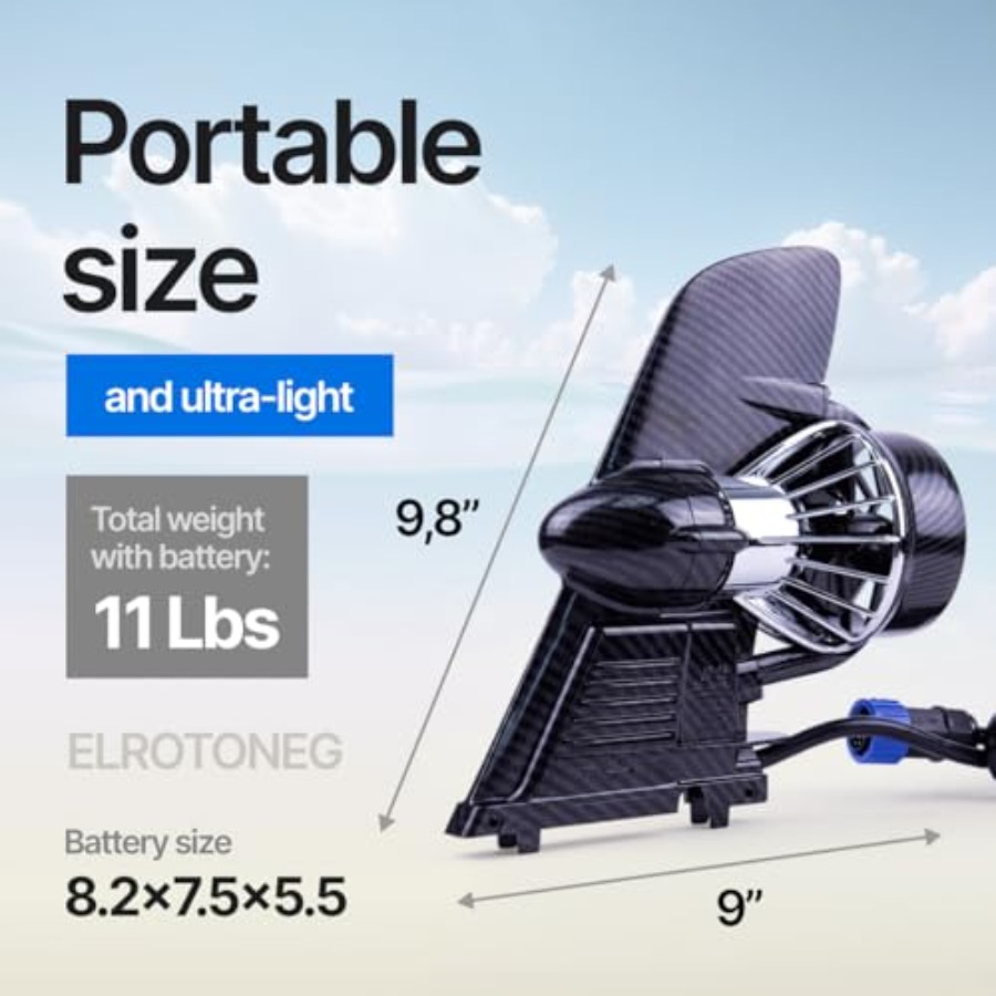 Electric Fin Kit for Paddle Bo - Kayak Paddle Carbon avaliação e preço