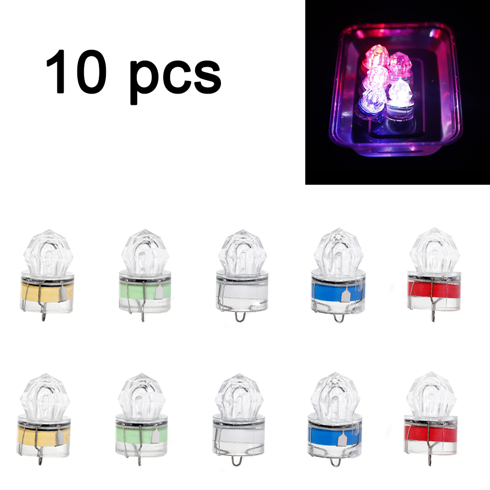 10 pcs LED Fishing Lamp Underw - Underwater Flashlight avaliação e preço