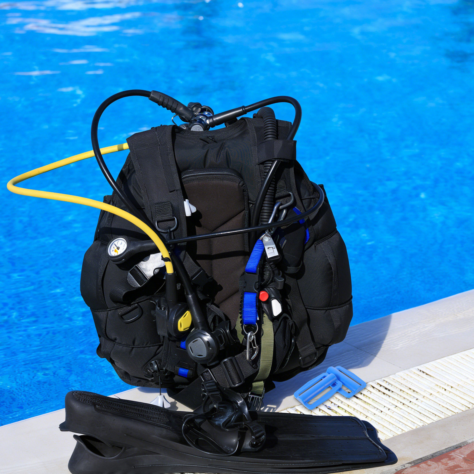 2Pcs Scuba Diving Weight Belt  - Dive Weight Belt avaliação e preço