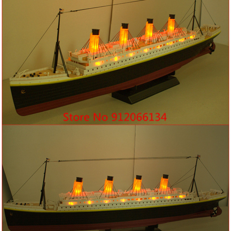 81CM Large Simulation RC Ship  - Underwater Flashlight avaliação e preço