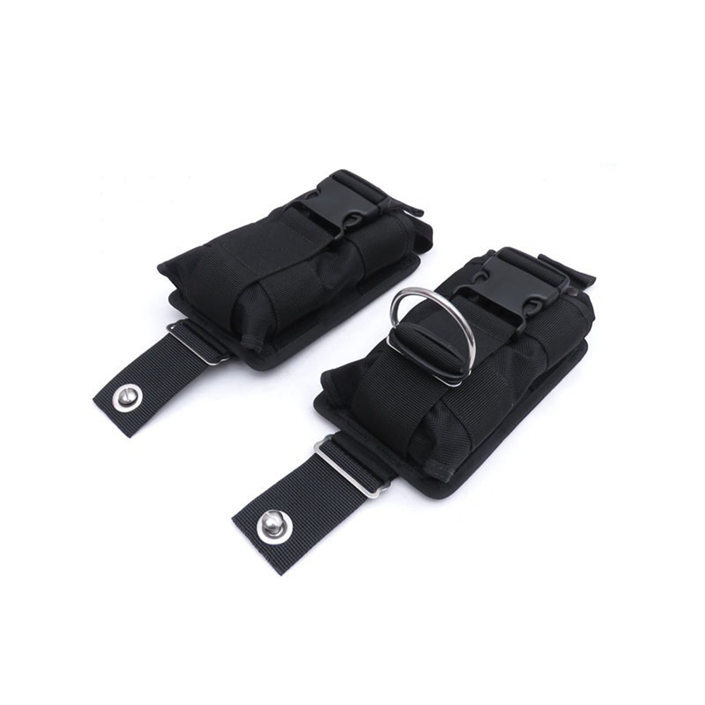 Popular New 2Pcs Spare Black 1 - Dive Weight Belt avaliação e preço