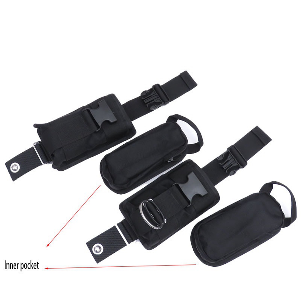 Popular New 2Pcs Spare Black 1 - Dive Weight Belt avaliação e preço